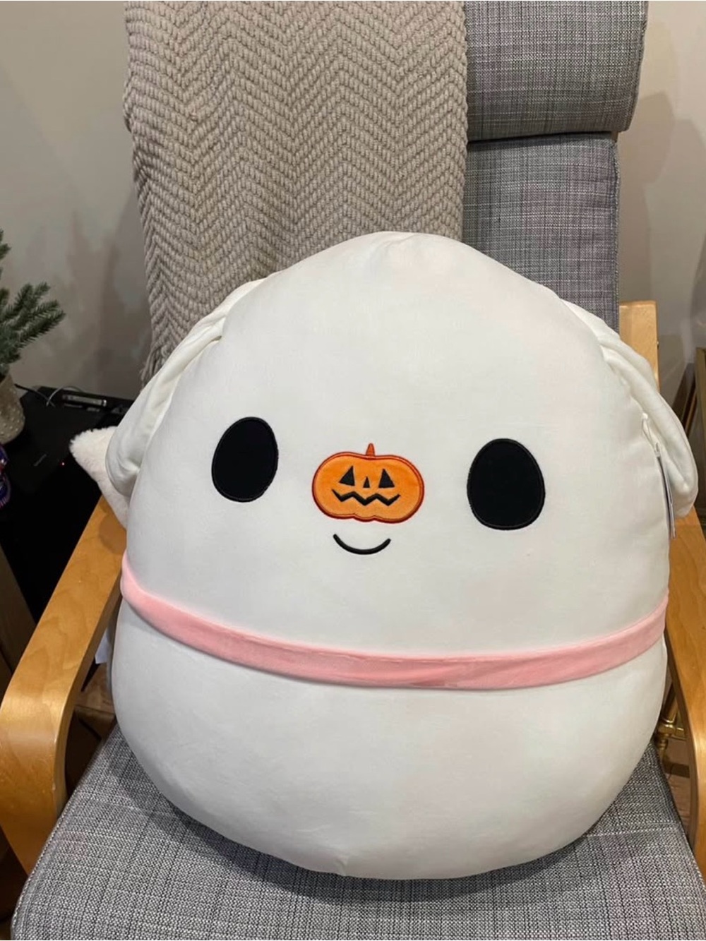 Nightmare Before Christmas Dog “Zero” Jumbo Squishmallow 24”